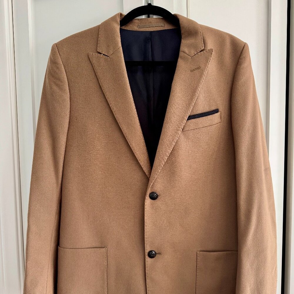 The Kooples Mens Brown Wool Jacket